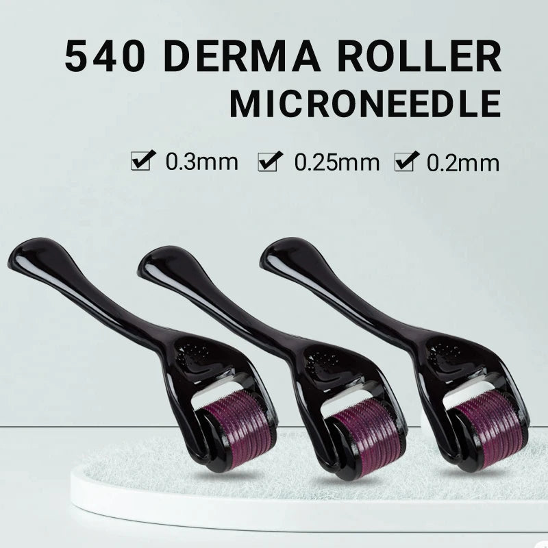Professional Titanium Derma Roller 540 Needles