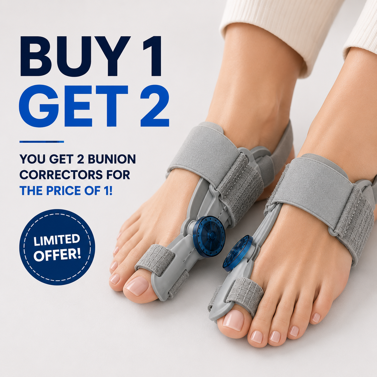 AlignStep™ Adjustable Bunion Corrector