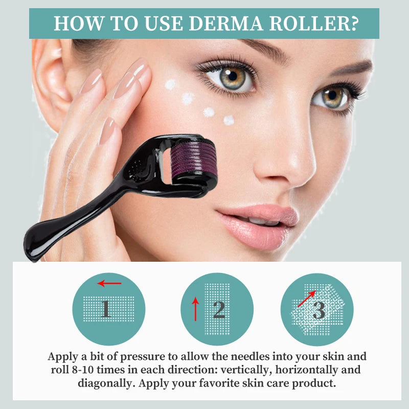 Professional Titanium Derma Roller 540 Needles