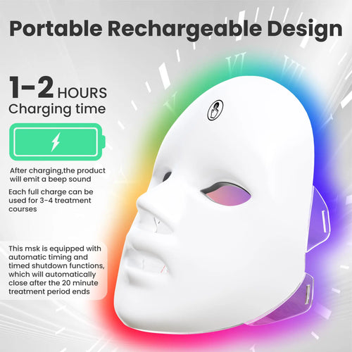 7-Colour LED Light Therapy Face Mask