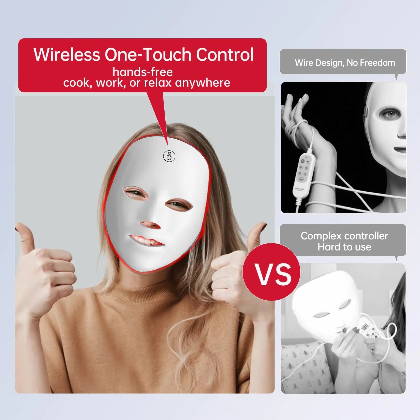 7-Colour LED Light Therapy Face Mask