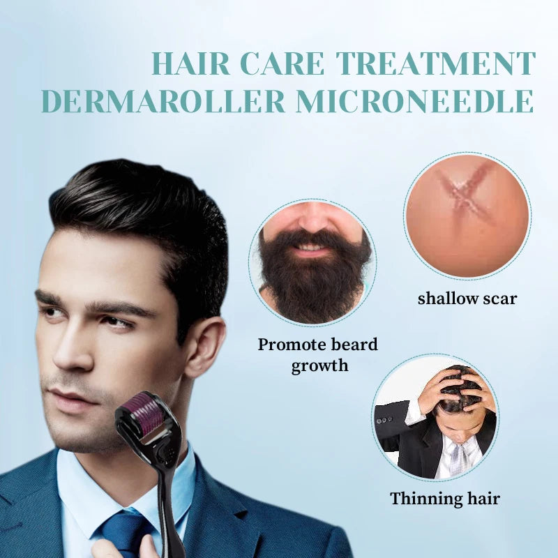 Professional Titanium Derma Roller 540 Needles