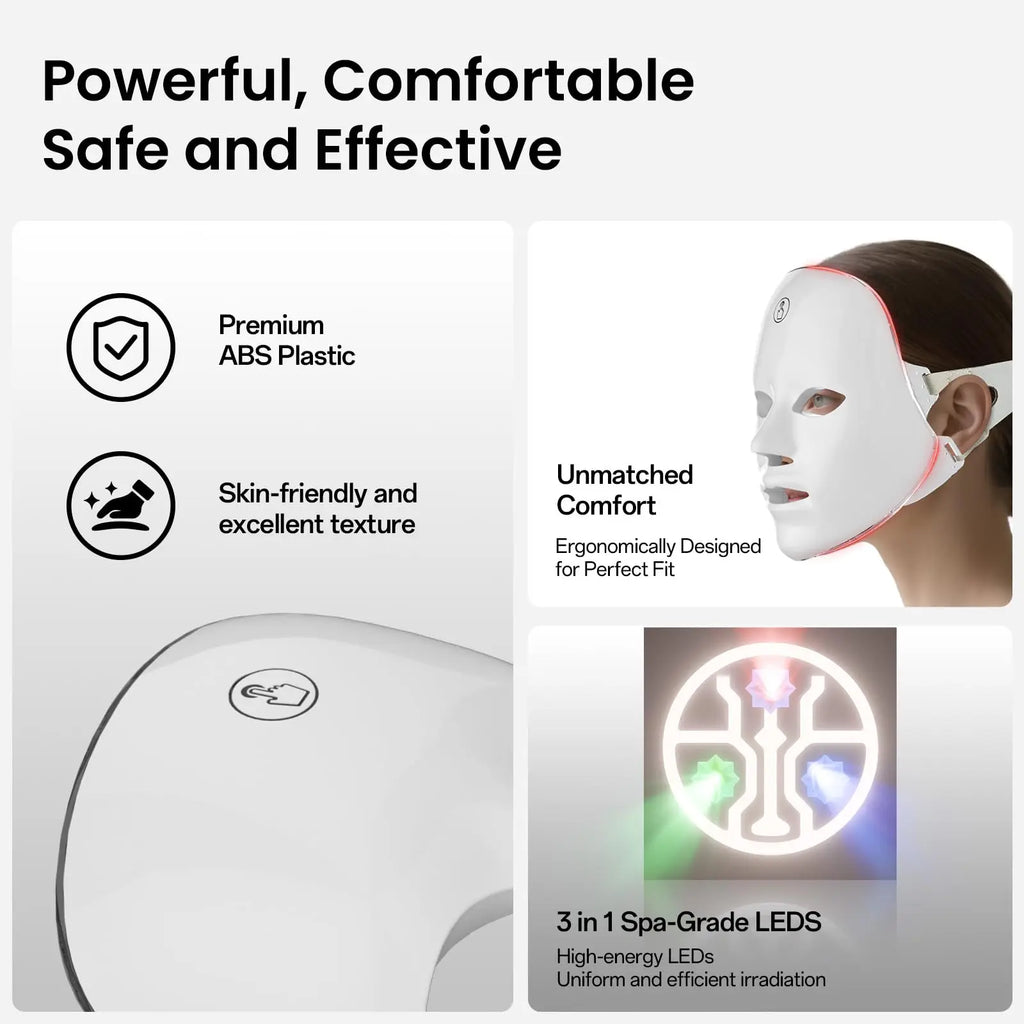 7-Colour LED Light Therapy Face Mask